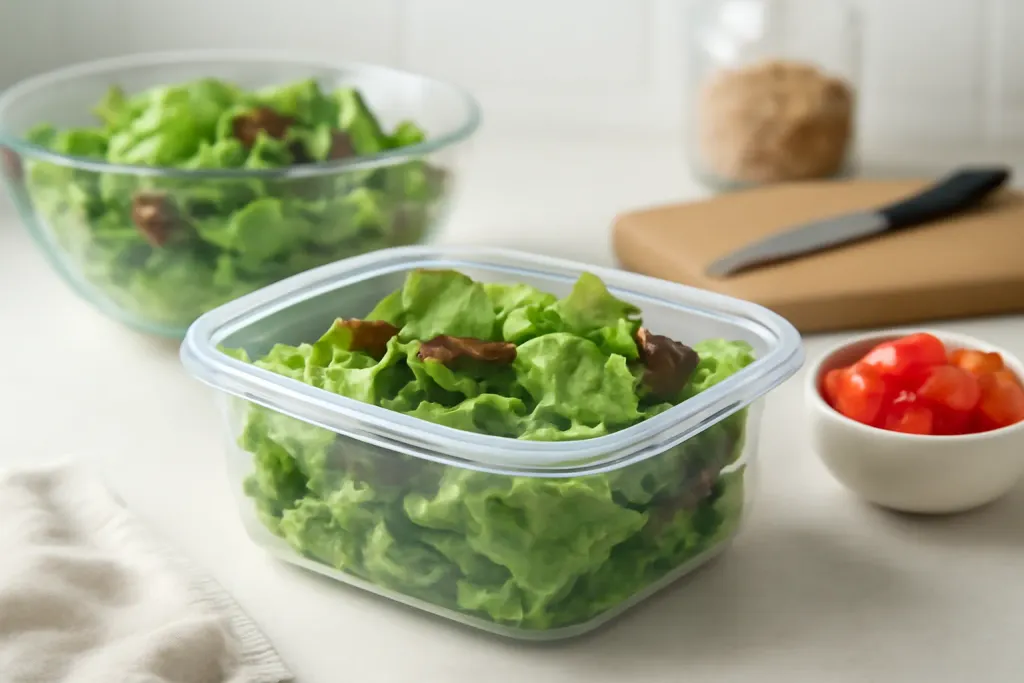 Original editorial photograph (not the exact linked listing) illustrating how long does washed lettuce last