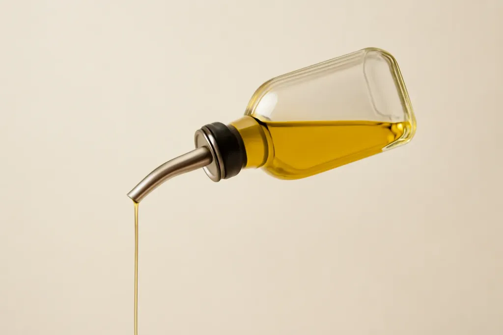 Original editorial photograph (not the exact linked listing) illustrating drip free oil and vinegar dispensers