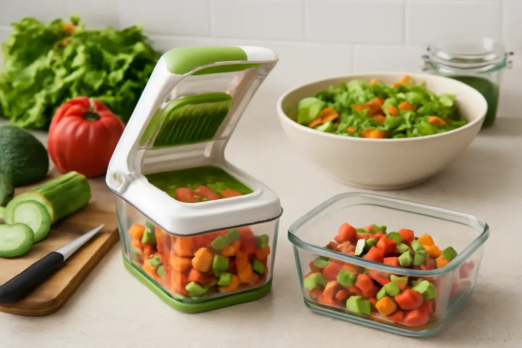 Original editorial photograph (not the exact linked listing) illustrating low waste vegetable prep