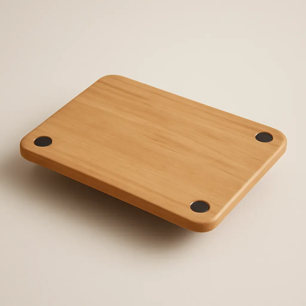 AI-generated editorial product photograph (not the exact linked listing) of non-slip cutting board